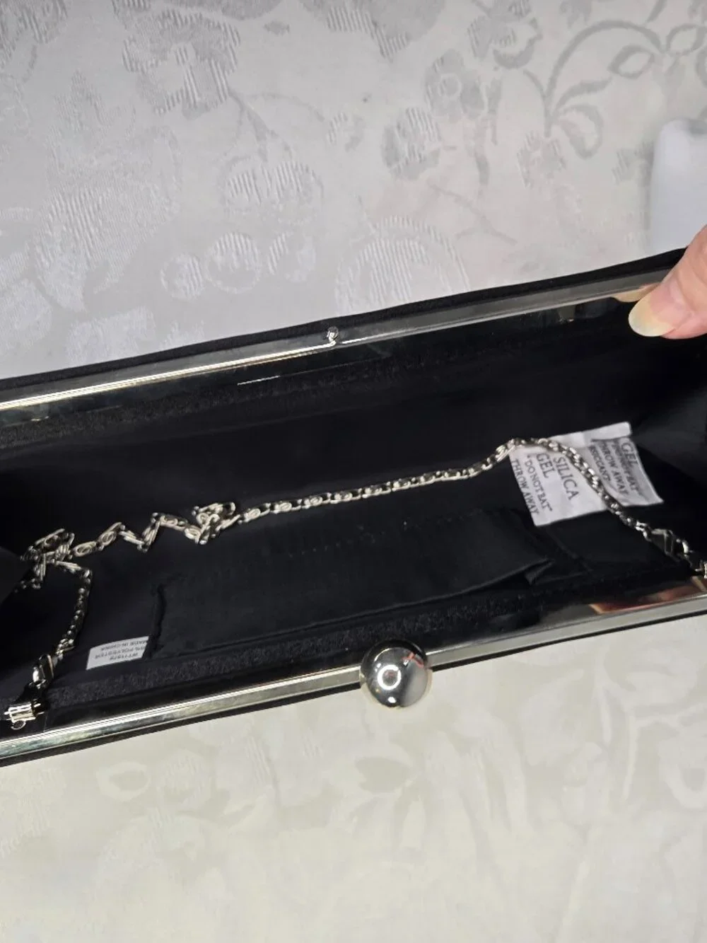 Black and Silver Evening Purse/Clutch